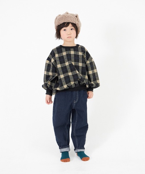 MAKE YOUR DAY(メイクユアデイ)の「テーパードデニムパンツ■80~140cm(デニムパンツ・キッズ・その他/ブルー/ネイビー・140/130/120/110/100/90/80)」の13枚目の写真