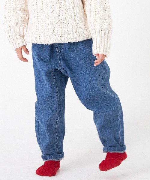 MAKE YOUR DAY(メイクユアデイ)の「テーパードデニムパンツ■80~140cm(デニムパンツ・キッズ・その他/ブルー/ネイビー・140/130/120/110/100/90/80)」の22枚目の写真