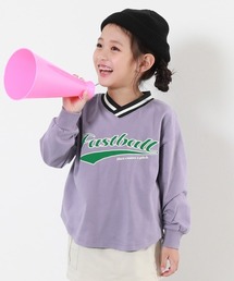 devirock | 綿100% リブライン Vネック プルオーバー(Tシャツ/カットソー)