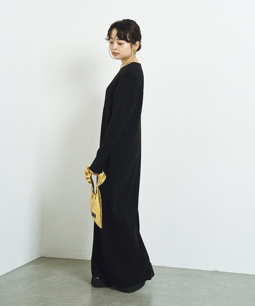 HARDY NOIR（アルディーノアール）の「ダブルクロスミニマルロングドレス（ワンピース・レディース・ブラック・42/40/38/36/34）」の20枚目の写真