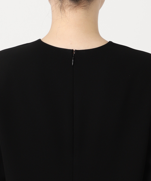 ダブルクロスミニマルロングドレス（ワンピース）｜HARDY NOIR