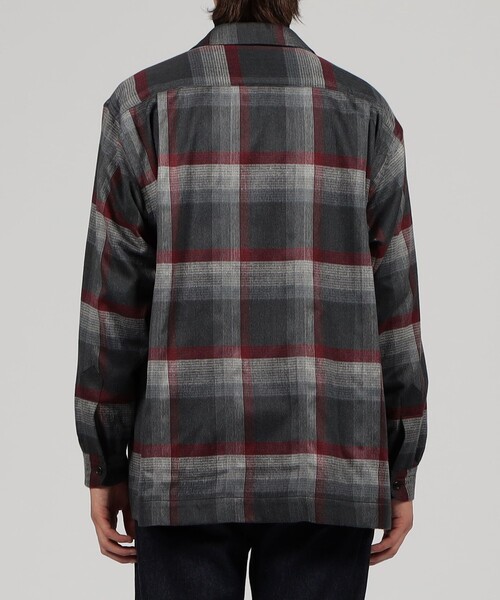 PENDLETON（ペンドルトン）の「【別注】PENDLETON シルクシャギー ボードシャツ（シャツ/ブラウス・メンズ・ブラック系その他/ネイビー・M/S/XS）」の6枚目の写真