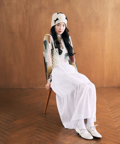 FREAK'S STORE（フリークスストア）の「限定展開　ROVERETO/ロベレート　2way リボン パンプス（フラットシューズ）（パンプス・レディース・ナチュラル/ブラック・36/37/38）」の14枚目の写真