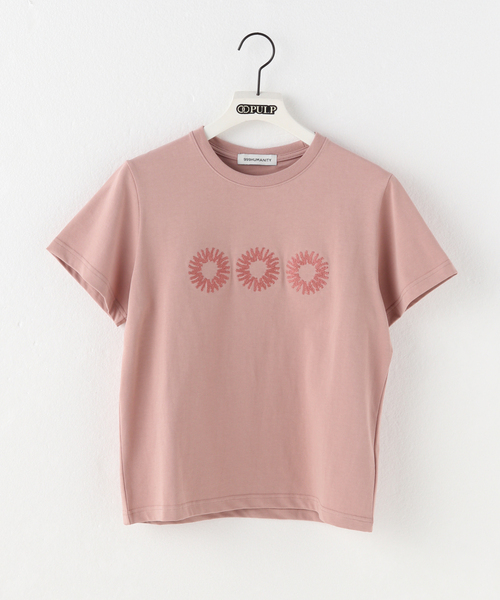 【セール】【999HUMANITY / 999ヒューマニティ】24EVD LOGO HALF T SHIRTS（Tシャツ/カットソー）｜PULP/417EDIFICE（パルプフォーワンセブンエディフィス）