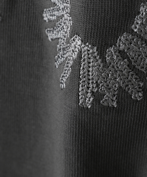 【セール】【999HUMANITY / 999ヒューマニティ】24EVD LOGO HALF T SHIRTS（Tシャツ/カットソー）｜PULP/417EDIFICE（パルプフォーワンセブンエディフィス）