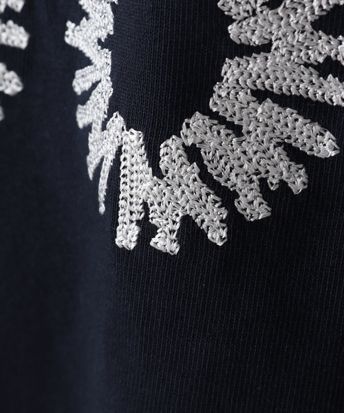 【セール】【999HUMANITY / 999ヒューマニティ】24EVD LOGO HALF T SHIRTS（Tシャツ/カットソー）｜PULP/417EDIFICE（パルプフォーワンセブンエディフィス）