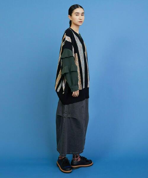 FRAPBOIS（フラボア）の「グラーデベスト（ベスト・レディース・オフホワイト/ブラック・1）」の8枚目の写真