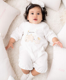 fillot de bebe reduction（フィヨデュベベルダクティオン）の「【日本製】パイルアニマル2WAYオール(50~75cm)（ロンパース・キッズ）」