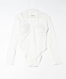 ROYAL FLASH（ロイヤルフラッシュ）の「determ/ デターム/Collagen Stitch Bodysuit（Tシャツ/カットソー・レディース）」