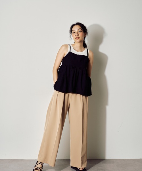 BARRETTA（バレッタ）の「バルーンキャミソールビスチェ（Tシャツ/カットソー・レディース・グレー/ブラック・FREE）」の10枚目の写真