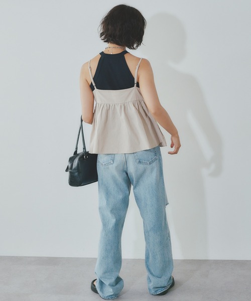 BARRETTA（バレッタ）の「バルーンキャミソールビスチェ（Tシャツ/カットソー・レディース・グレー/ブラック・FREE）」の17枚目の写真