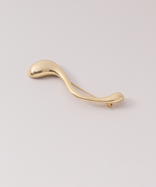 Spick & Span(スピックアンドスパン)の「JAMIRAY / ジャミレイ WINDING BR 234-270116(ブローチ/コサージュ・レディース・ゴールド/シルバー・FREE)」の2枚目の写真