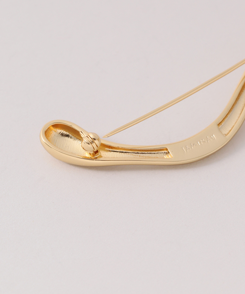 Spick & Span(スピックアンドスパン)の「JAMIRAY / ジャミレイ WINDING BR 234-270116(ブローチ/コサージュ・レディース・ゴールド/シルバー・FREE)」の5枚目の写真