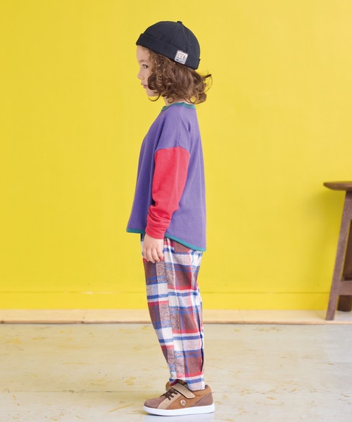 A BOND(アボンド)の「チェックボリュームパンツ(その他パンツ・キッズ・ブラウン/イエロー/グリーン・90/100/110/120/130/140/150)」の17枚目の写真