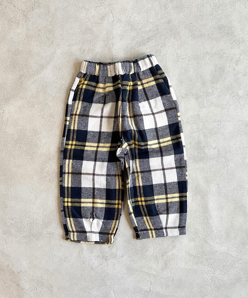 A BOND(アボンド)の「チェックボリュームパンツ(その他パンツ・キッズ・ブラウン/イエロー/グリーン・90/100/110/120/130/140/150)」の5枚目の写真