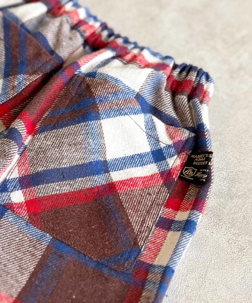 A BOND(アボンド)の「チェックボリュームパンツ(その他パンツ・キッズ・ブラウン/イエロー/グリーン・90/100/110/120/130/140/150)」の11枚目の写真