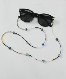 Editors Draw（エディターズドロー）の「マーブルビーズグラスコード/イヤホンホルダー/マスクストラップ/ネックレス（ネックレス）」