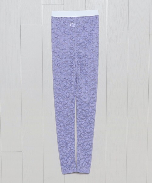 H　BEAUTY&YOUTH UNITED ARROWS（エイチビューティーアンドユースユナイテッドアローズ）の「＜H＞レースレギンス（レギンス/スパッツ・レディース・ホワイト/ブラック/ライラック・FREE）」の19枚目の写真