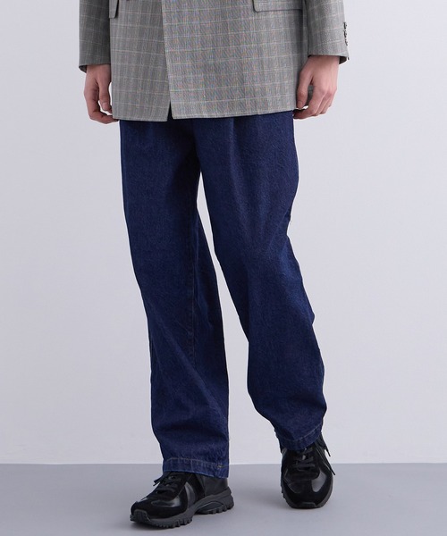 UNITED TOKYO（ユナイテッドトウキョウ）の「13oz ハイツイスト デニム イージーパンツ（デニムパンツ・メンズ・ブラック/インディゴブルー・1/2）」の17枚目の写真