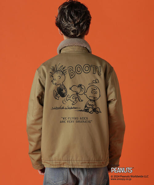 PEANUTS（ピーナッツ）の「《AVIREX × PEANUTS》N-1 "FLYING ACE" / N-1 "フライング エース" / ピーナッツ / アヴィレックス（ミリタリージャケット・メンズ・カーキ・XX-LARGE/X-LARGE/LARGE/MEDIUM）」の21枚目の写真