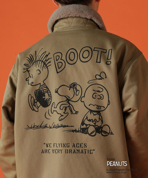 PEANUTS（ピーナッツ）の「《AVIREX × PEANUTS》N-1 "FLYING ACE" / N-1 "フライング エース" / ピーナッツ / アヴィレックス（ミリタリージャケット・メンズ・カーキ・XX-LARGE/X-LARGE/LARGE/MEDIUM）」の22枚目の写真