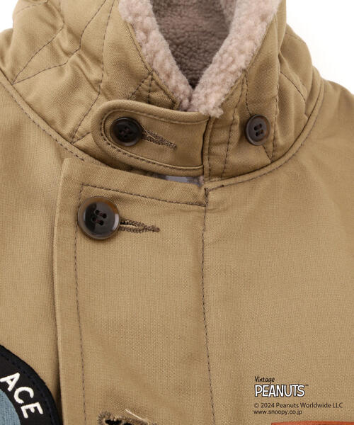 PEANUTS（ピーナッツ）の「《AVIREX × PEANUTS》N-1 "FLYING ACE" / N-1 "フライング エース" / ピーナッツ / アヴィレックス（ミリタリージャケット・メンズ・カーキ・XX-LARGE/X-LARGE/LARGE/MEDIUM）」の5枚目の写真