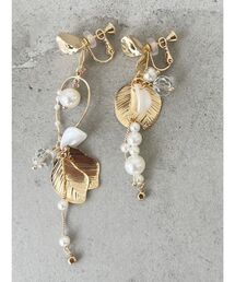 MERCURYDUO | アシメフラワーモチーフイヤリング(イヤリング)