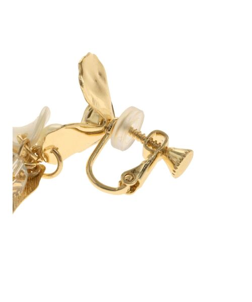 MERCURYDUO（マーキュリーデュオ）の「アシメフラワーモチーフイヤリング（イヤリング・レディース・シルバー/ゴールド・FREE）」の6枚目の写真