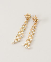 【ADER.bijoux/アデル ビジュー】STAR pearl 2way pierce