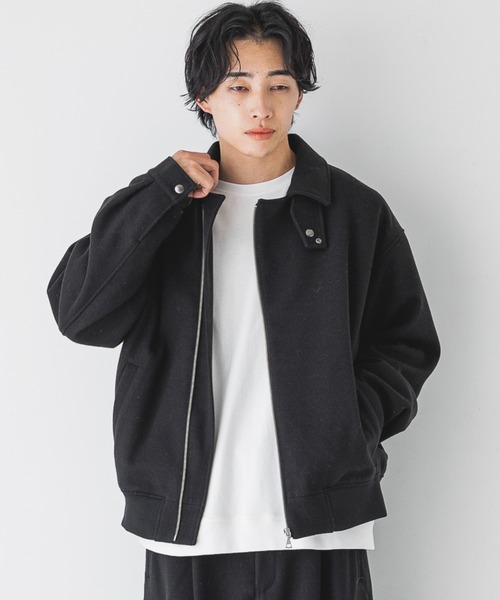 セール】ウールライクZIPブルゾン 116550（テーラードジャケット