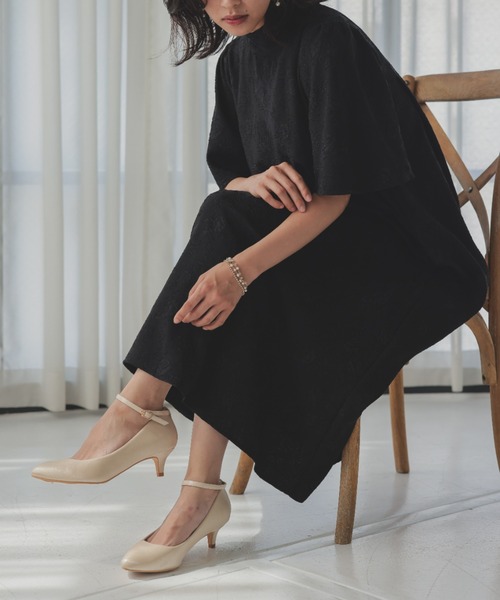 Dorry Doll（ドリードール）の「フラワージャガードフレアードレス　オケージョンドレス（ドレス・レディース・ブラック/ブルー/グリーン・MEDIUM）」の10枚目の写真