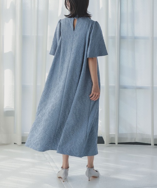 Dorry Doll（ドリードール）の「フラワージャガードフレアードレス　オケージョンドレス（ドレス・レディース・ブラック/ブルー/グリーン・MEDIUM）」の21枚目の写真