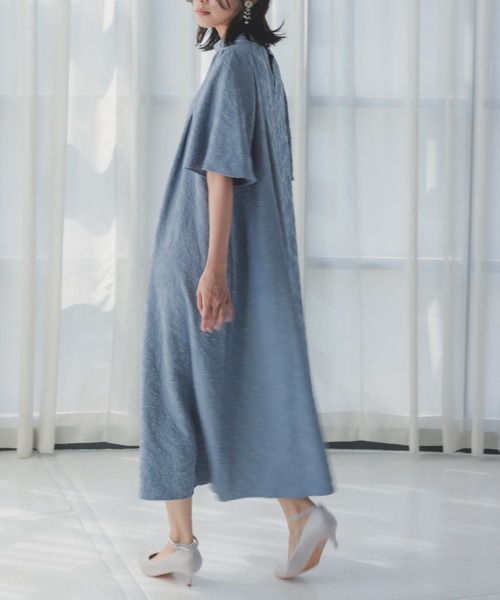 Dorry Doll（ドリードール）の「フラワージャガードフレアードレス　オケージョンドレス（ドレス・レディース・ブラック/ブルー/グリーン・MEDIUM）」の22枚目の写真