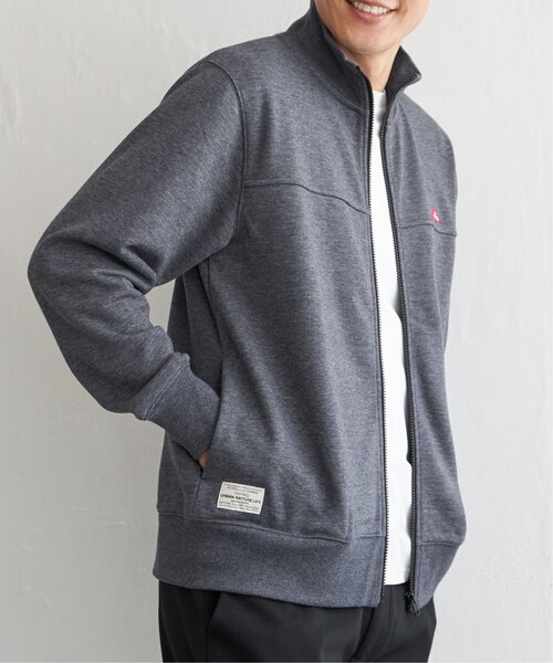 ikka(イッカ)の「URBAN NATURE LIFE アーバンネイチャーライフ スウェットジップアップ(ジャージ・メンズ・ブラック/ネイビー・M/L/XL/S)」の8枚目の写真