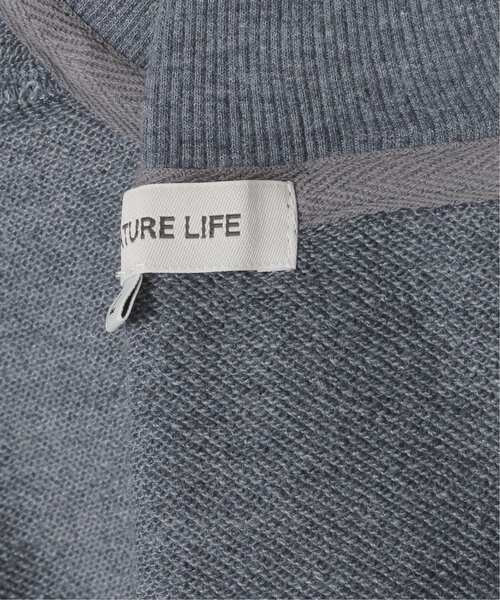 ikka(イッカ)の「URBAN NATURE LIFE アーバンネイチャーライフ スウェットジップアップ(ジャージ・メンズ・ブラック/ネイビー・M/L/XL/S)」の22枚目の写真