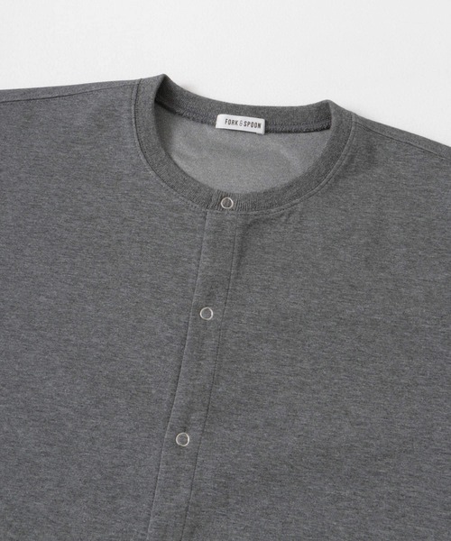 FORK&SPOON（フォークアンドスプーン）の「FORK&SPOON　ダンボールクルーネックカーディガン（カーディガン/ボレロ・メンズ・チャコールグレー/グレー・5/4）」の14枚目の写真