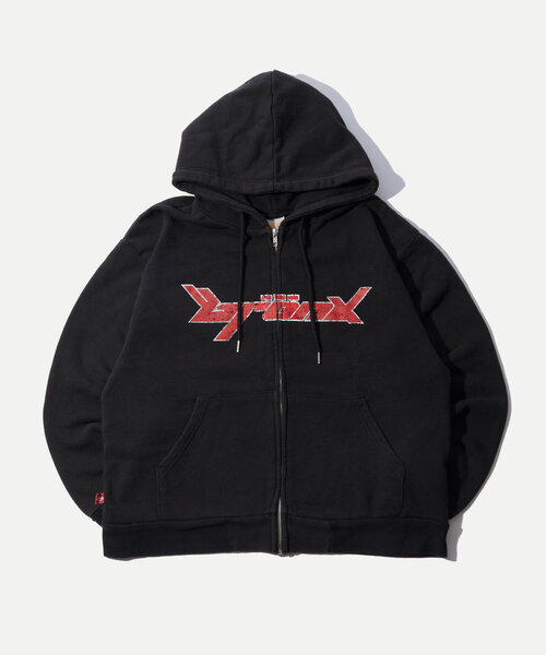 WHO'S WHO gallery（フーズフーギャラリー）の「＊2サイズ展開あり【KOOKY'N/クーキー】BRONXヴィンテージライクジップパーカー（パーカー・レディース・ブラック/サックスブルー/ライトグレー/レッド/ネイビー/パープル・MEDIUM/LARGE）」の10枚目の写真