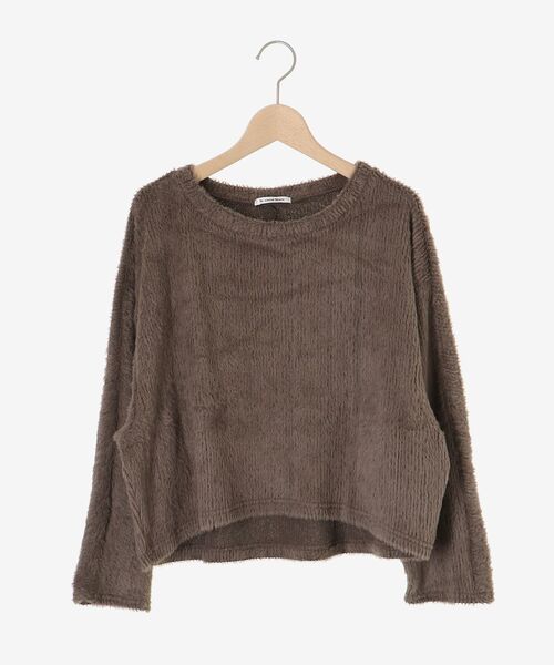 le.coeur blanc(ルクールブラン)の「シャギードルマンプルオーバー(Tシャツ/カットソー・レディース・ベージュ/モカ/ライトグレー・38)」の21枚目の写真