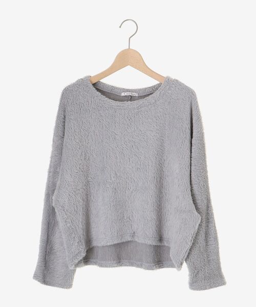 【セール】シャギードルマンプルオーバー(Tシャツ/カットソー)|le.coeur blanc(ルクールブラン) 【セール】シャギードルマンプルオーバー(Tシャツ/カットソー)|le.coeur blanc(ルクールブラン)