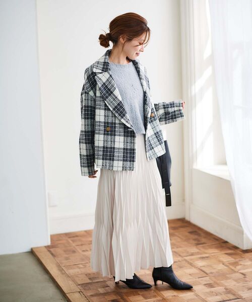 【セール】シャギードルマンプルオーバー(Tシャツ/カットソー)|le.coeur blanc(ルクールブラン) 【セール】シャギードルマンプルオーバー(Tシャツ/カットソー)|le.coeur blanc(ルクールブラン)