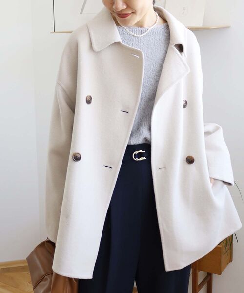 【セール】シャギードルマンプルオーバー(Tシャツ/カットソー)|le.coeur blanc(ルクールブラン) 【セール】シャギードルマンプルオーバー(Tシャツ/カットソー)|le.coeur blanc(ルクールブラン)