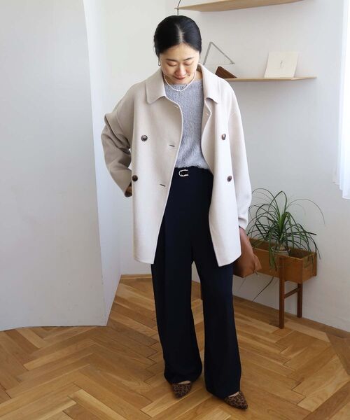 【セール】シャギードルマンプルオーバー(Tシャツ/カットソー)|le.coeur blanc(ルクールブラン) 【セール】シャギードルマンプルオーバー(Tシャツ/カットソー)|le.coeur blanc(ルクールブラン)