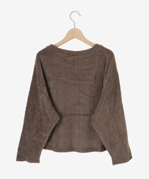 【セール】シャギードルマンプルオーバー(Tシャツ/カットソー)|le.coeur blanc(ルクールブラン) 【セール】シャギードルマンプルオーバー(Tシャツ/カットソー)|le.coeur blanc(ルクールブラン)