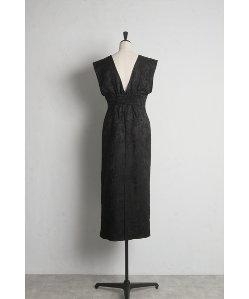 &. NOSTALGIA（アンドドットノスタルジア）の「【ZOZO限定】ジャガードワンピース（ワンピース・レディース・ブラック・M）」の5枚目の写真