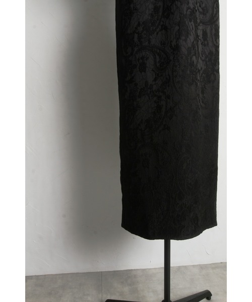 &. NOSTALGIA（アンドドットノスタルジア）の「【ZOZO限定】ジャガードワンピース（ワンピース・レディース・ブラック・M）」の10枚目の写真