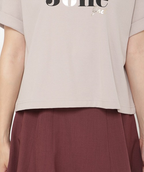 REDYAZEL（レディアゼル）の「ロゴプリントＴシャツ（Tシャツ/カットソー・レディース・オフホワイト/ブラック/ベージュ・FREE）」の21枚目の写真