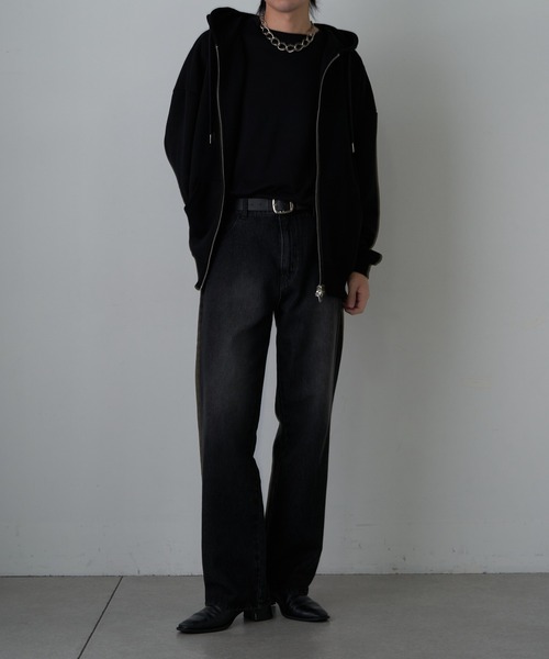 COLONY 2139（コロニートゥーワンスリーナイン）の「リアルレザーピンバックルベルト（ベルト・メンズ・ブラック・FREE）」の7枚目の写真