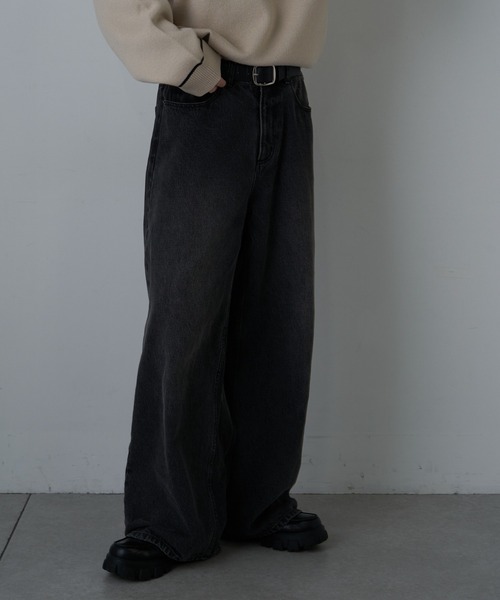 COLONY 2139（コロニートゥーワンスリーナイン）の「リアルレザーピンバックルベルト（ベルト・メンズ・ブラック・FREE）」の6枚目の写真