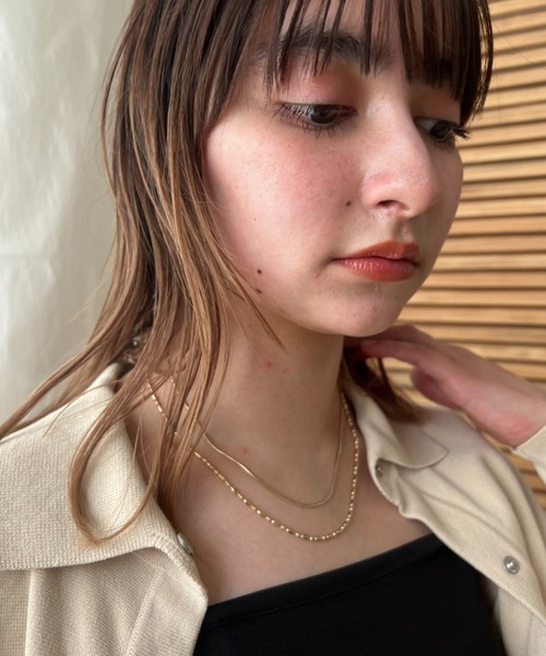 ciite'(シーテ)の「2連チェーンネックレス(ネックレス・レディース・シルバー/ゴールド・FREE)」の17枚目の写真