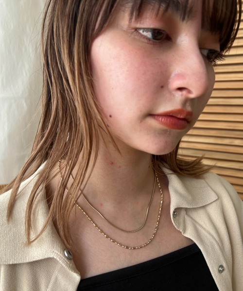 ciite'(シーテ)の「2連チェーンネックレス(ネックレス・レディース・シルバー/ゴールド・FREE)」の18枚目の写真